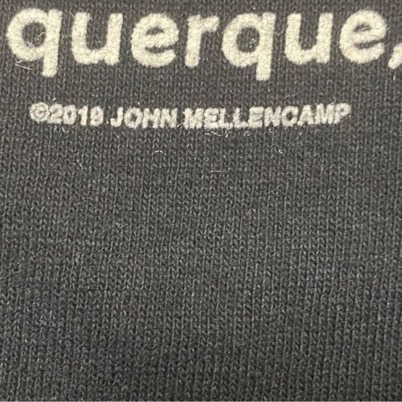 John Mellencamp Black 2019 On Tour Unisex Shirt Sz M - Picture 7 of 9